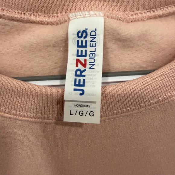 Valentine’s Pink Heart Love sweatshirt, size Large - Picture 3 of 6